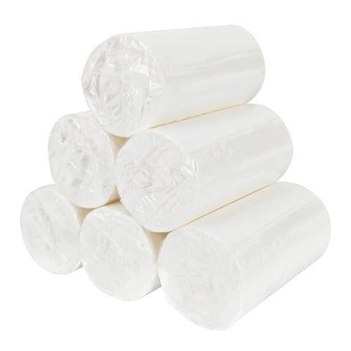 Portable Pack Travel Toilet Paper Rolls, Individually Wrapped for 6 White