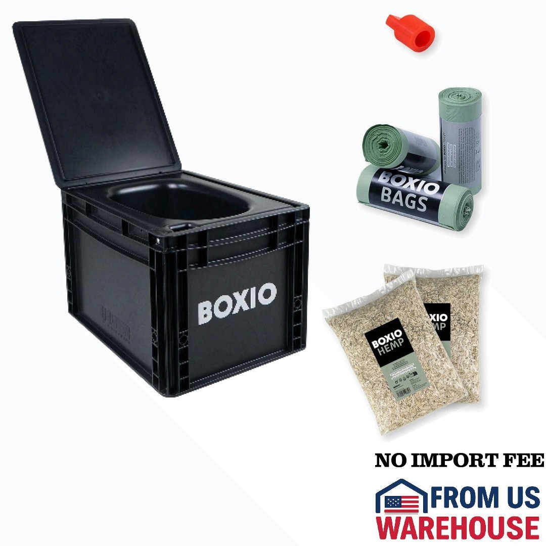BOXIO TOILET PLUS-Portable Toilet, Camping Toilet, composting Toilet car Camping