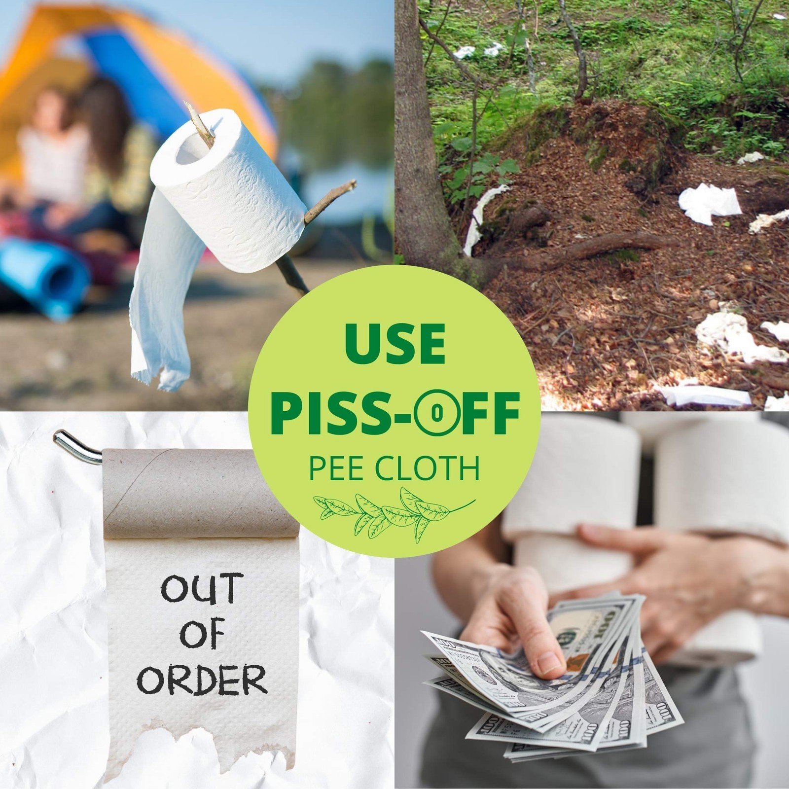 Reusable Silver Infused Pee Cloth for Women – Eco-Friendly Outdoor Solution