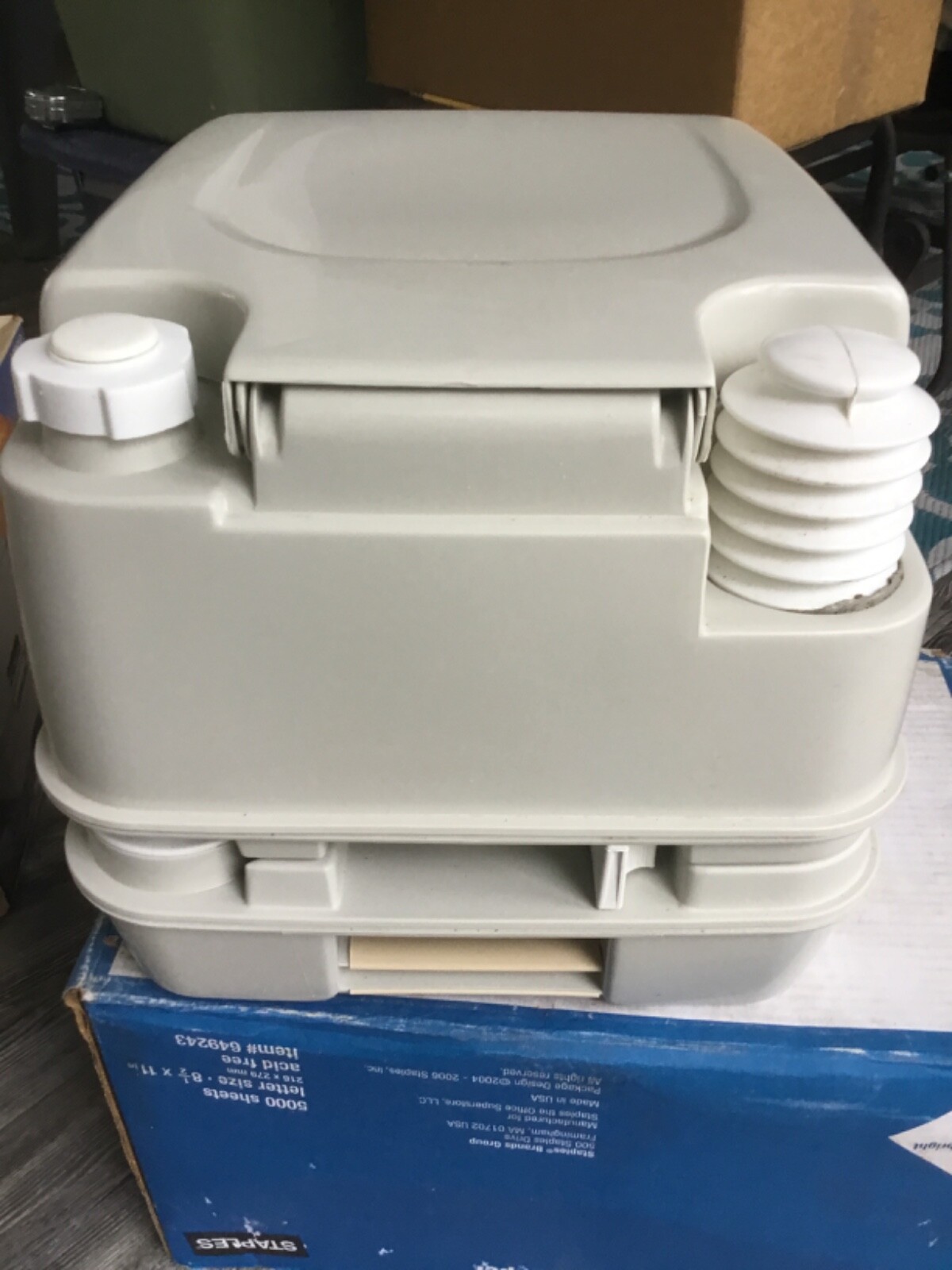 VTG Sears Pak-A-Potti 2000 Portable Toilet Camping Boat Outdoor RV Hunting Clean