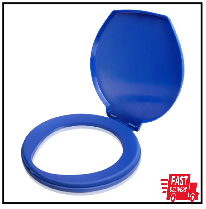 Portable Toilet Seat for 5 Gallon Bucket Emergency Outdoor Camping Snap on Lugga