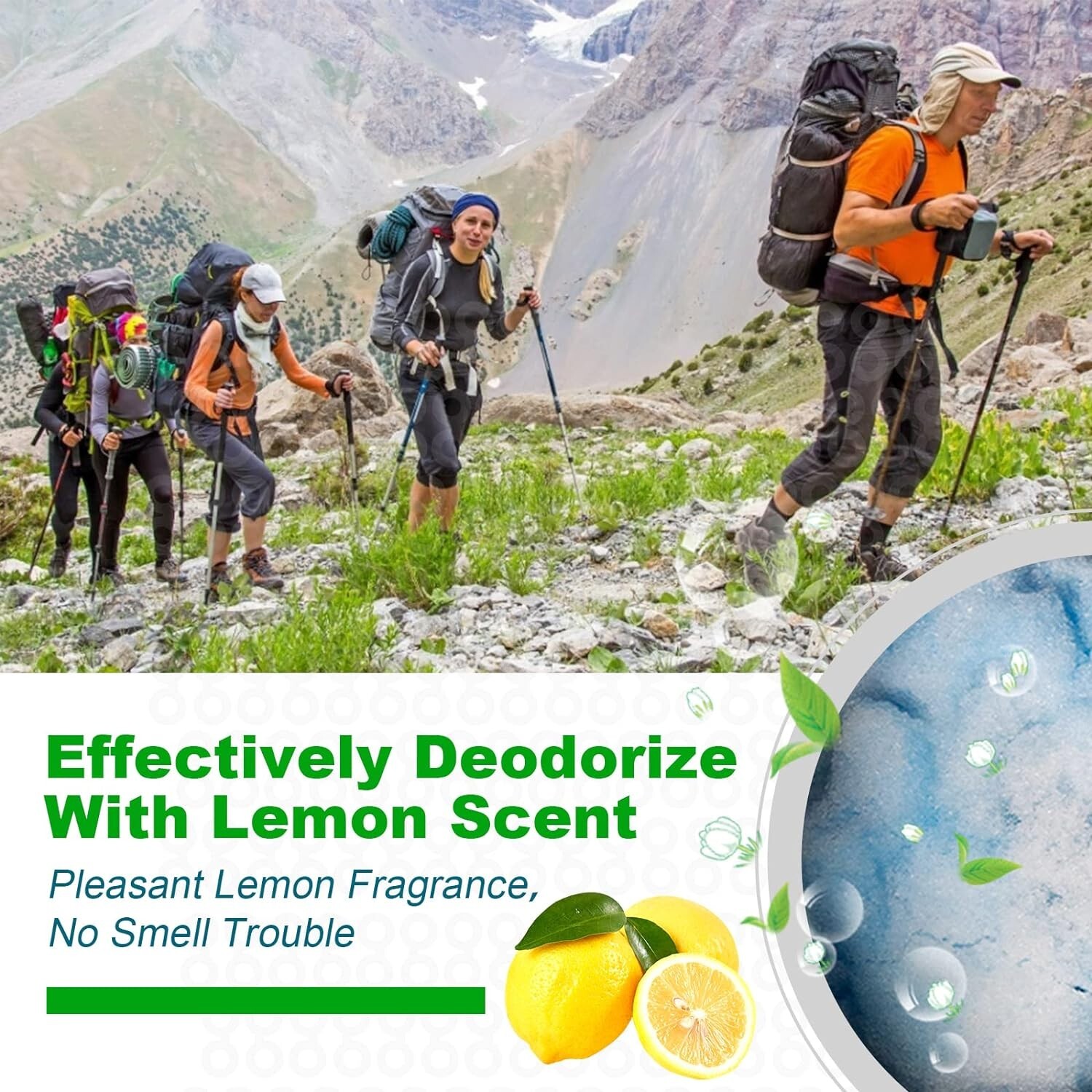 Degradable Gel Portable Camping Toilet Powder – 20 pcs, Waste Treatment