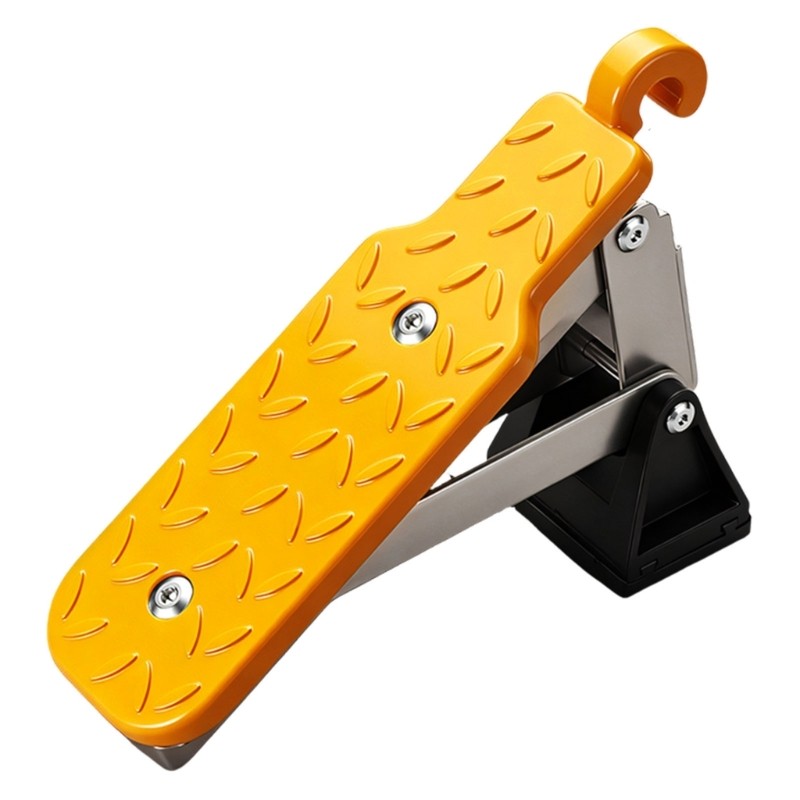 Vehicle Step with Adjustable Support for Access and Roof Reach