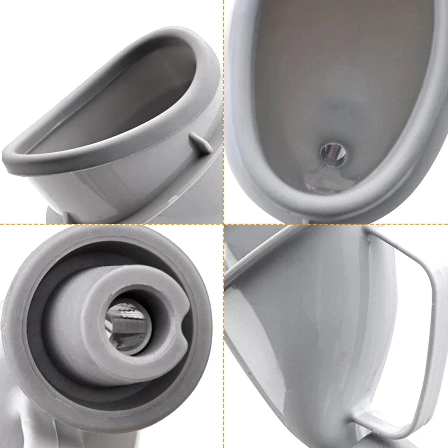 2 – Portable Potty Funnel Urinal Device – Unisex Outdoor Emergency Toilet
