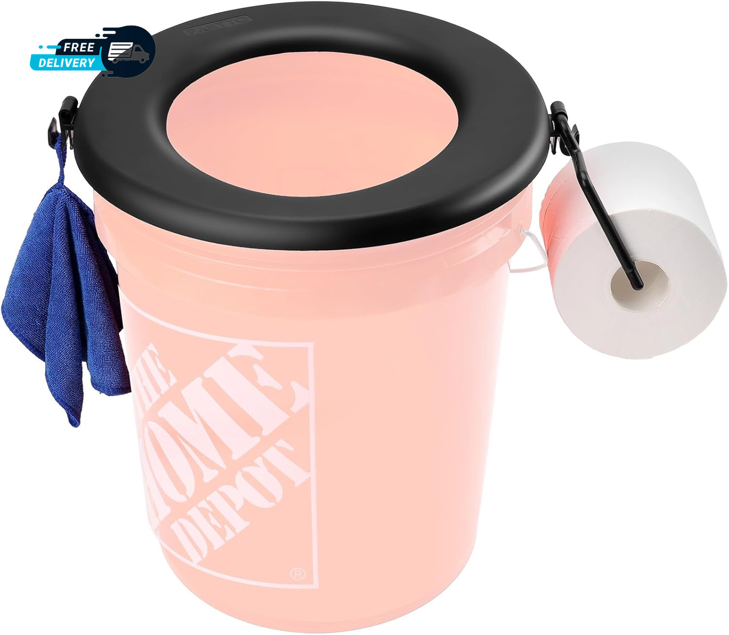Bucket Toilet Seat Portable Toilet Seat for 5 Gal Buckets Camping Toilet Seat