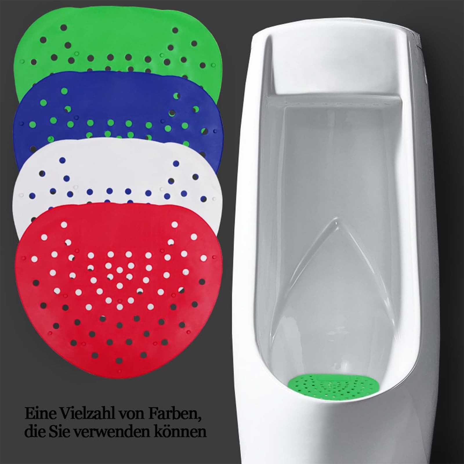 Urinal Strainer, 12 Pack Urinal Strainer Splash Guard Mat, Urinal Liner with Fragrance, for…