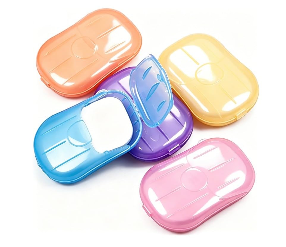 5 Boxes 500 Sheets Disposable Soap Paper Hand Cleaner Fragrance Mini Color