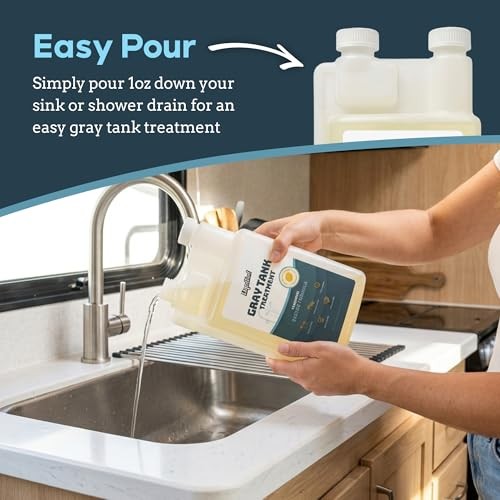 – Gray Holding Tank Digester – Odor Eliminator – Lemon Scent – Matts RV 1