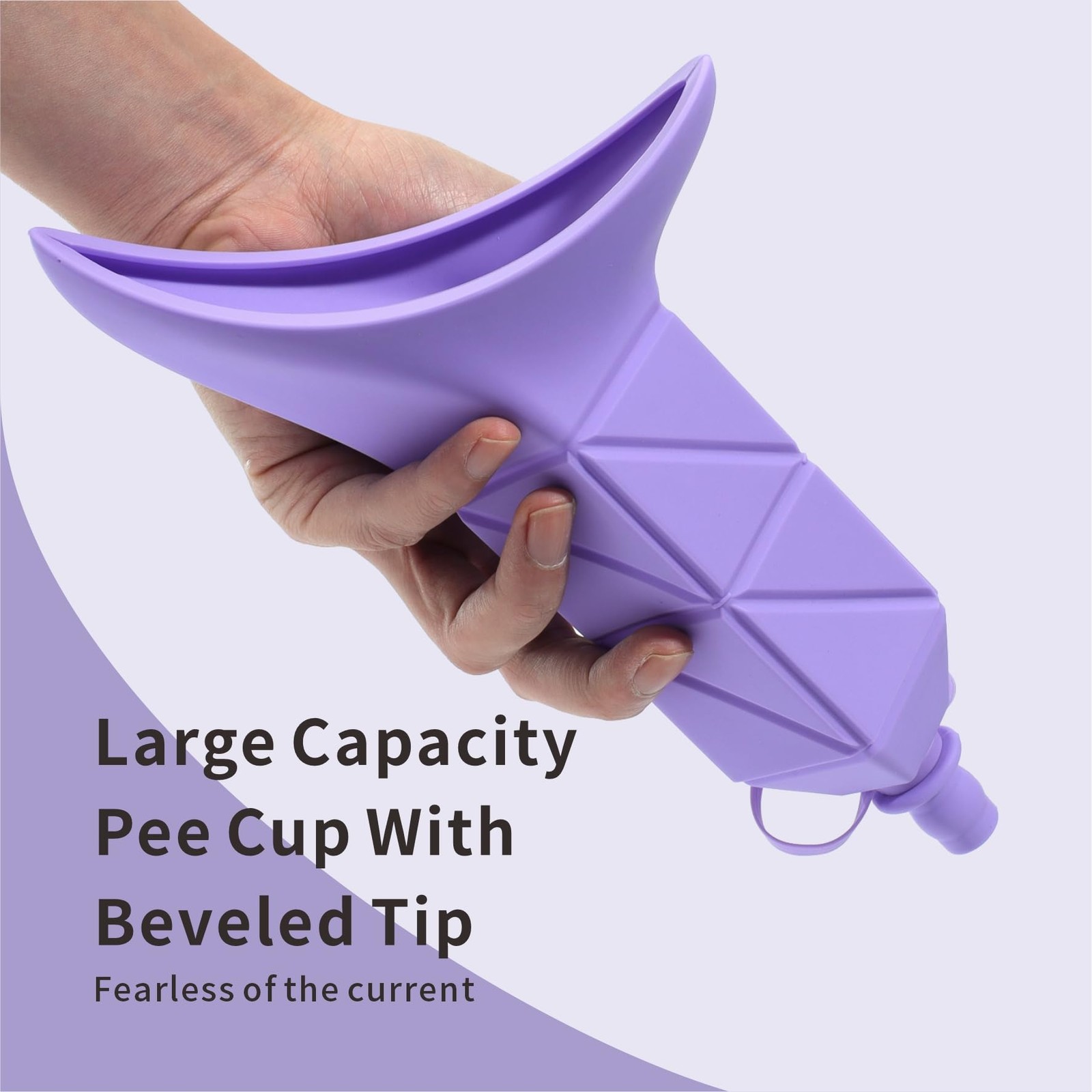 Female Urination Device Foldable Silicone Pee Funnel Portable Camping Reusable