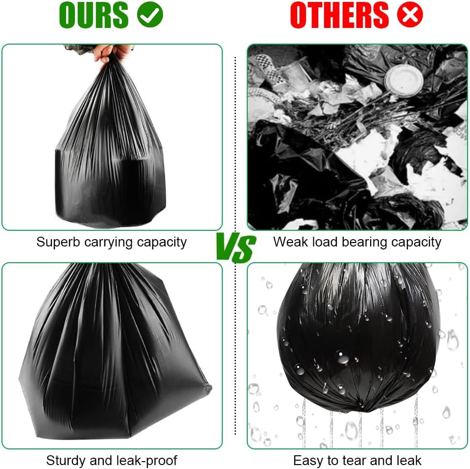 Camping Toilet Bags, 120 PCS (6 Roll) Portable Toilet Bags, Thickened Toilet Was