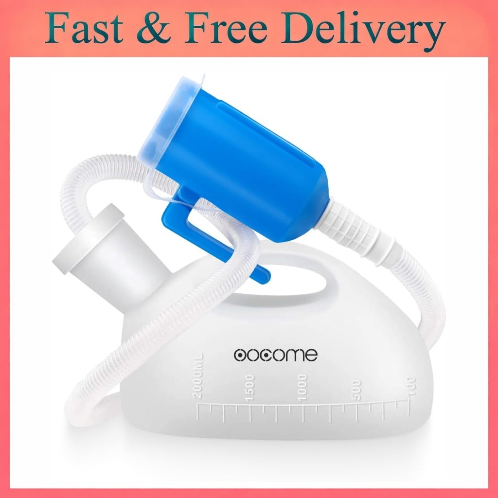 Portable Male Urinal Bottle 2000ml Spill Proof Reusable Camping Toilet