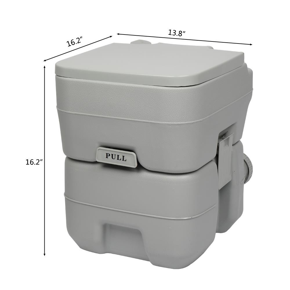 Camping Camper Motorhome Toilet 20L 5 Gallon WC Chemical Porta Potti Outdoor New