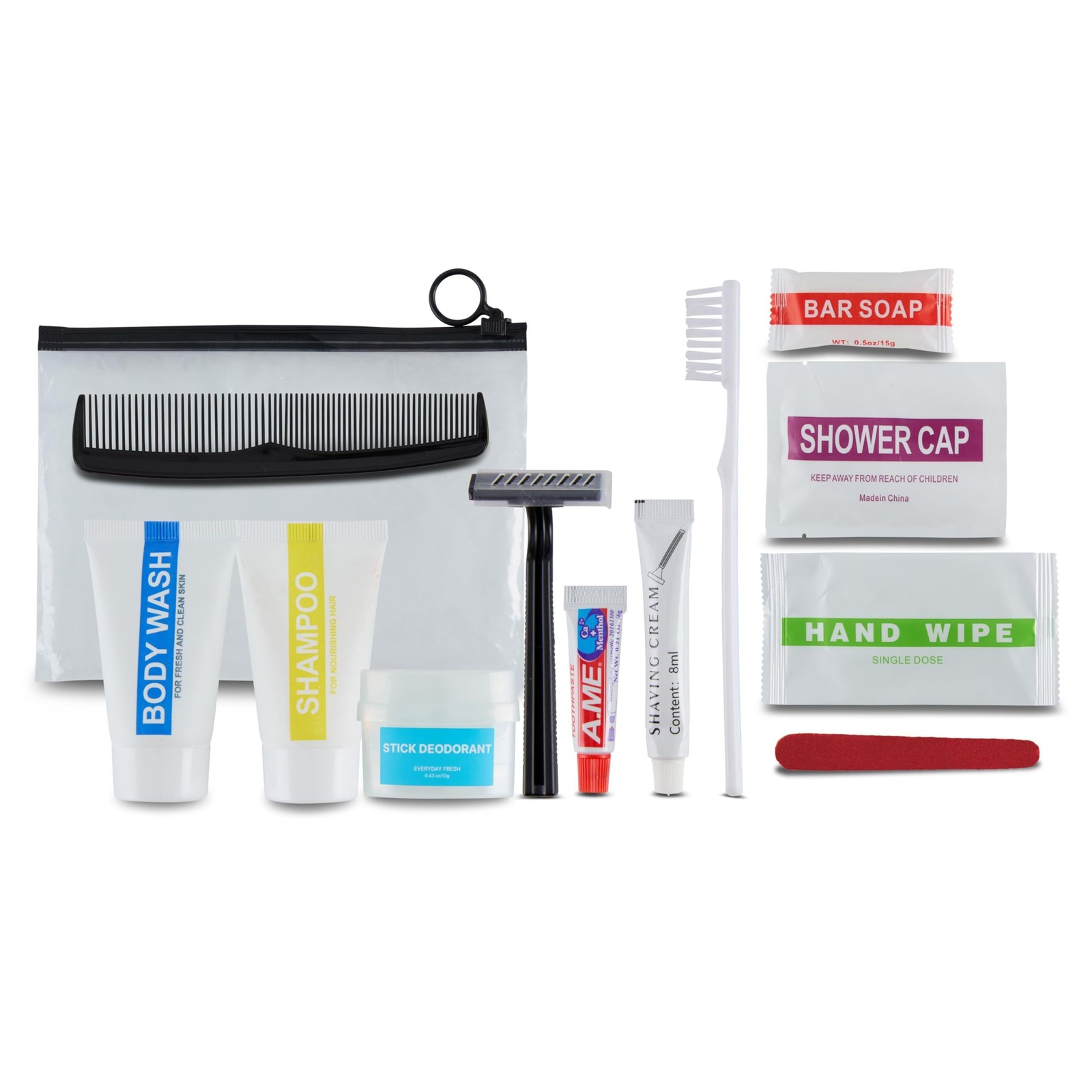 BILLIONHATS Wholesale Case of 25 Basic Hygiene Kits for Donations – Bulk Toil…