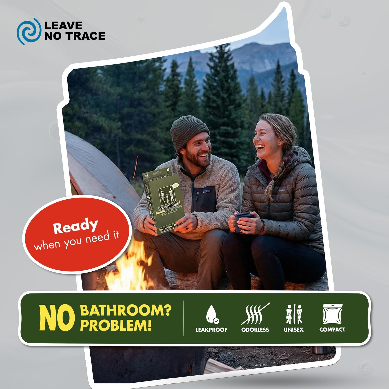 Adventurer Resealable Disposable Urinal Bags – Leak-Proof, Hygienic 6 Pack