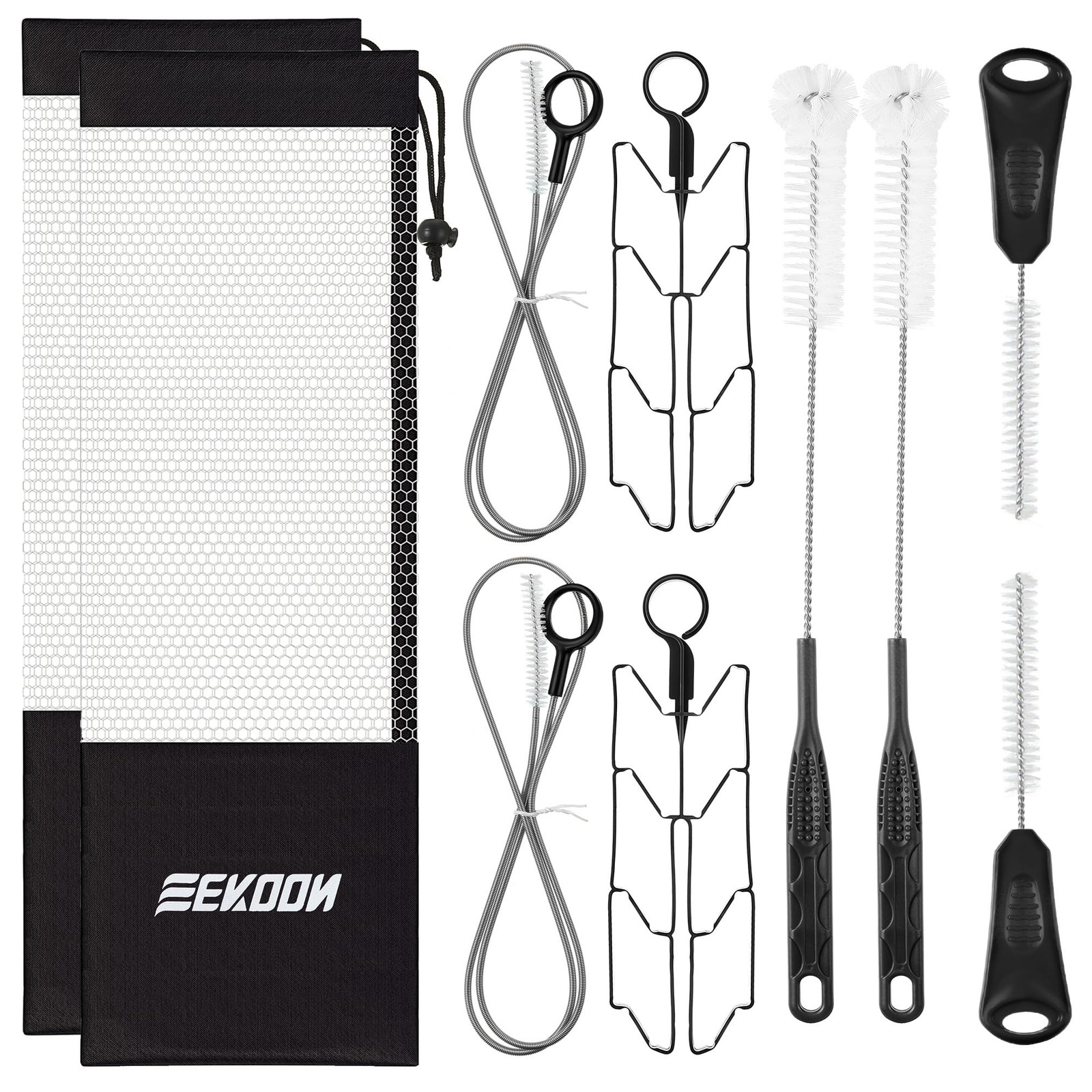 8 Pcs Reservoirs Backpack Hydration Bladder Cleaning Kit(Black)
