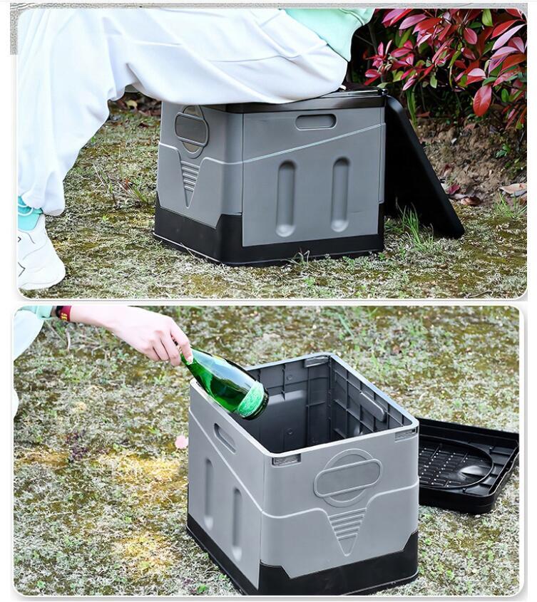 20L Portable Folding Toilet Seat For Camping Toilet Travel Hiking Outdoor Potty