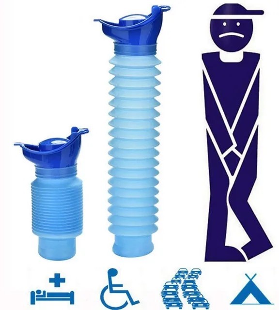 Male Female Portable Urinal Travel Camping Car Toilet Pee Bottle Emergency Kit