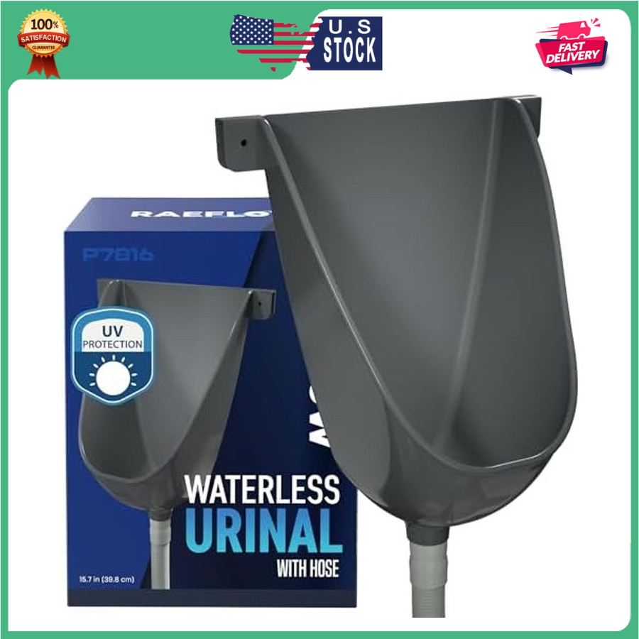 Waterless Urinal with Hose UV Resistant outside Urinal Outdoor Plastic Urinals