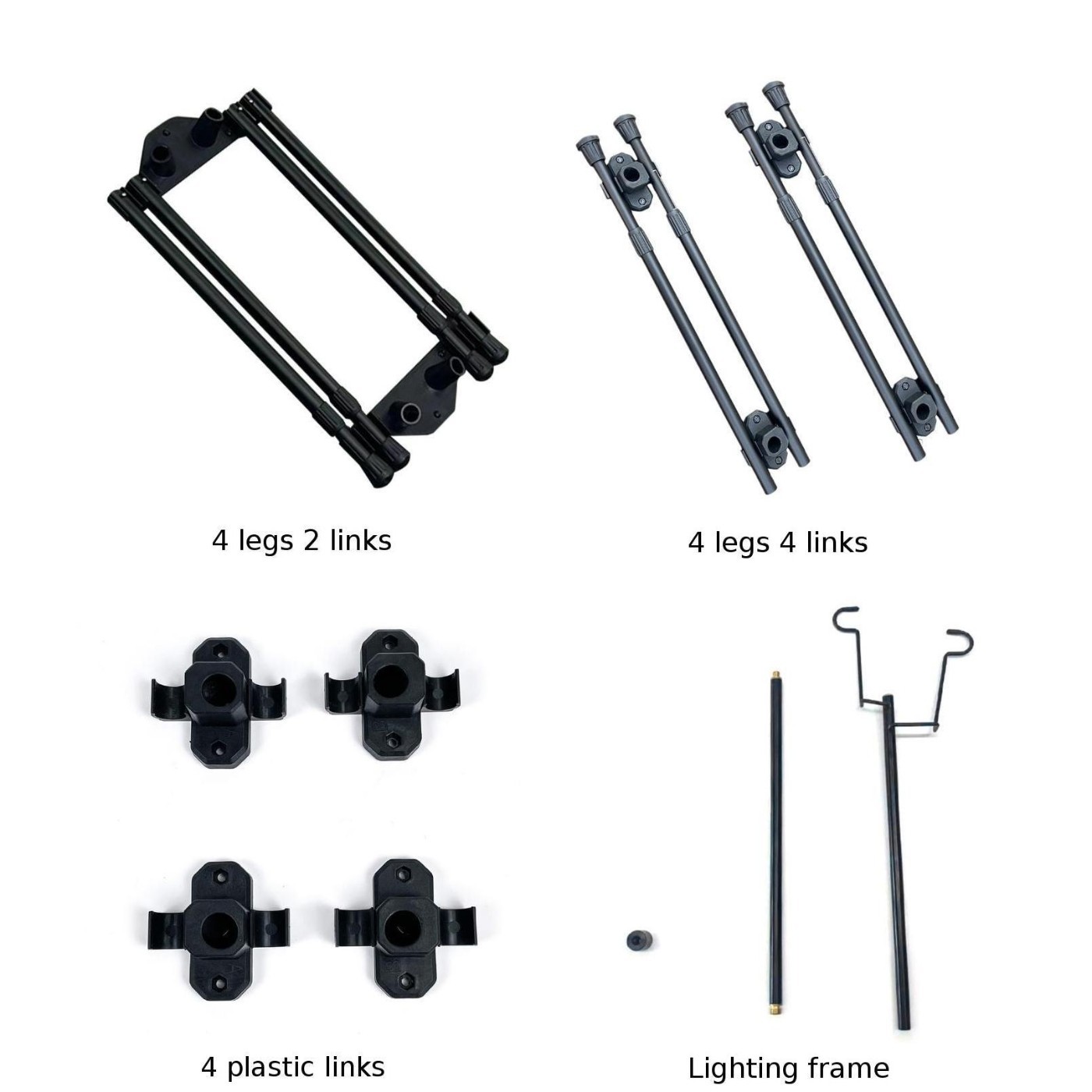 Aluminum Camping Table Links Camping Equipment Inside Diameter 1.5cm Spare Parts