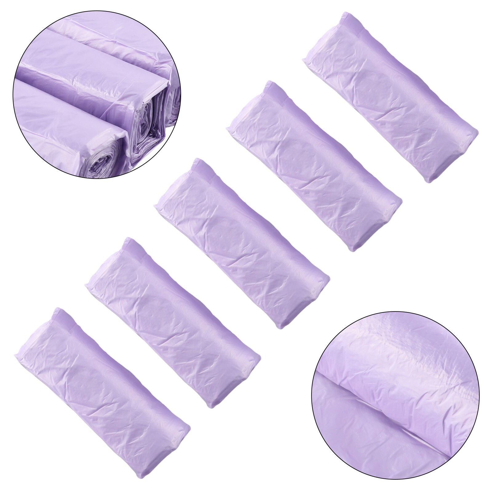 Brand New Garbage Bag PE 10kg Maximum Load Black/Blue/Yellow/Pink/Purple