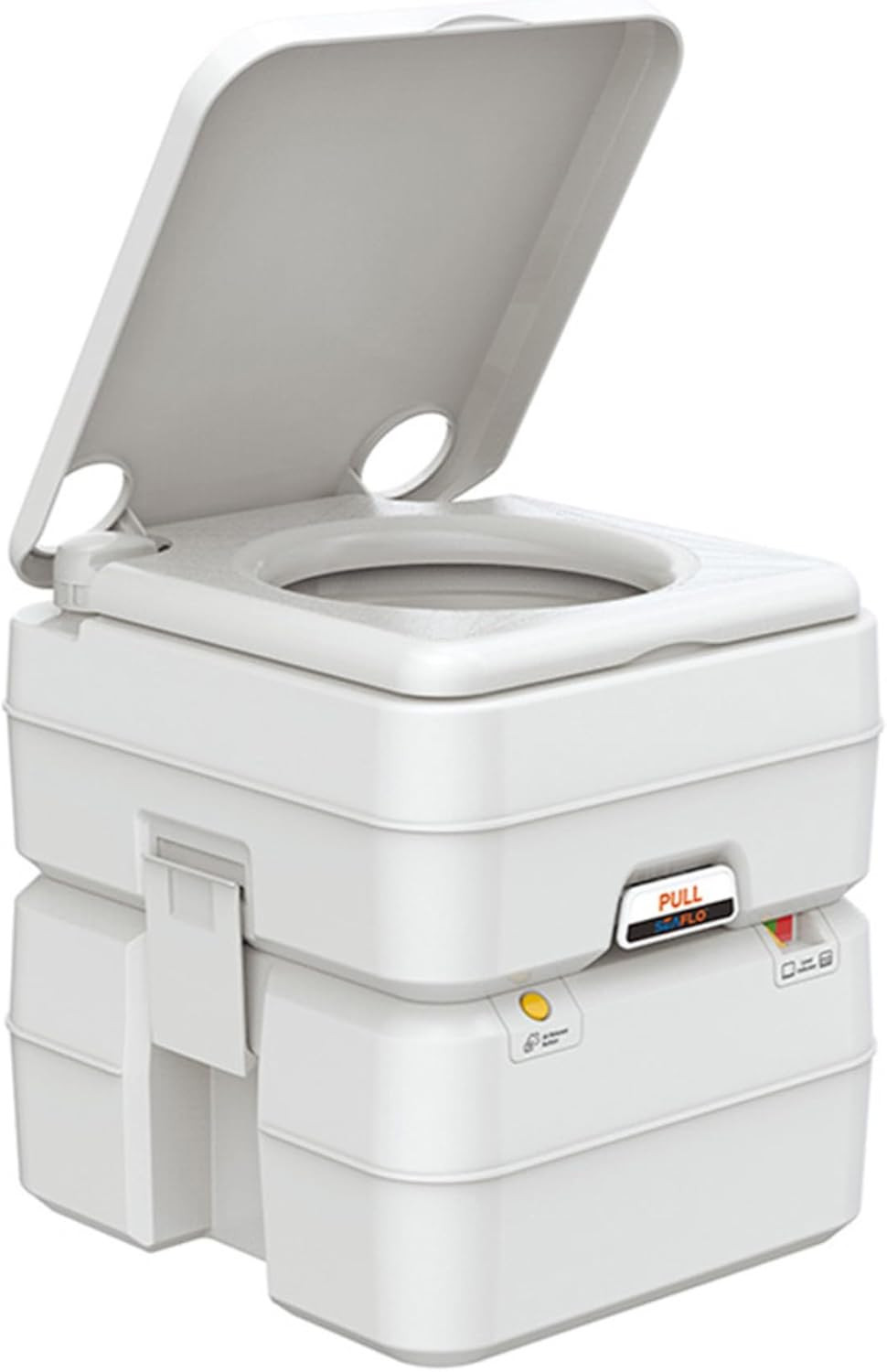 SEAFLO Portable Toilet for RV, Boat, and Camping (5.3 Gallon – Multifunctional)