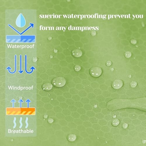 Sleeping Bags for Adults&Kids,Lightweight Waterproof Warm Weather Green Grey