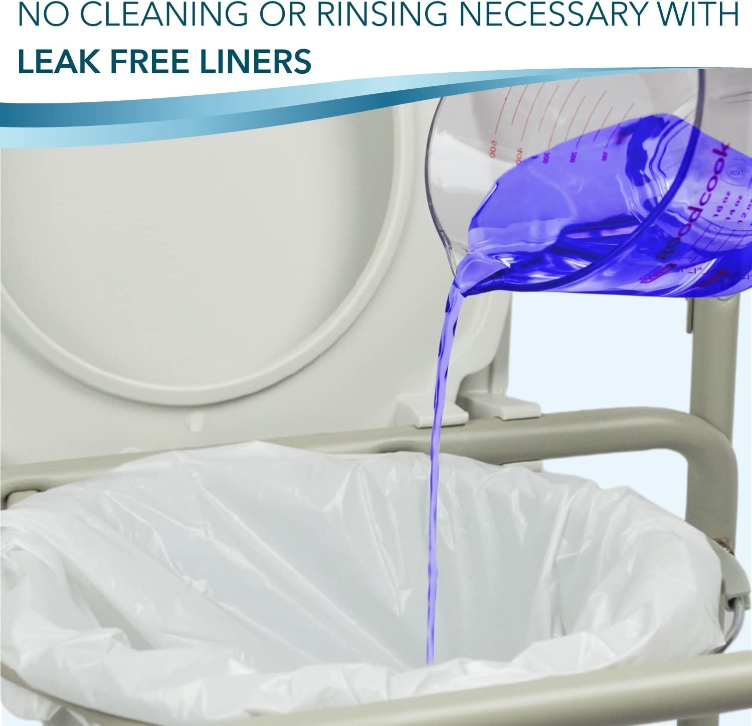 96 Scent-Free Disposable Commode Liners for Hassle-Free Hygiene | Medical Care