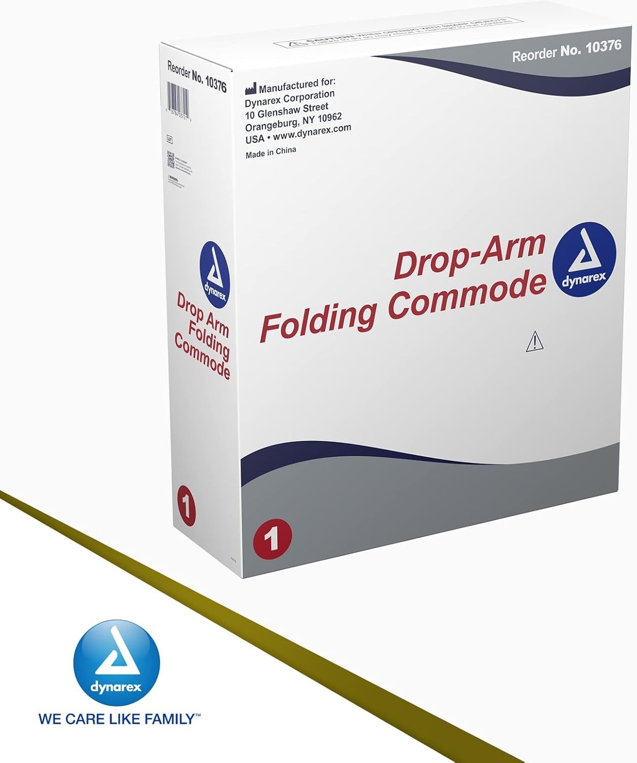 Heavy-Duty Drop-Arm Folding Commode – Adjustable, Portable Toilet for Safety
