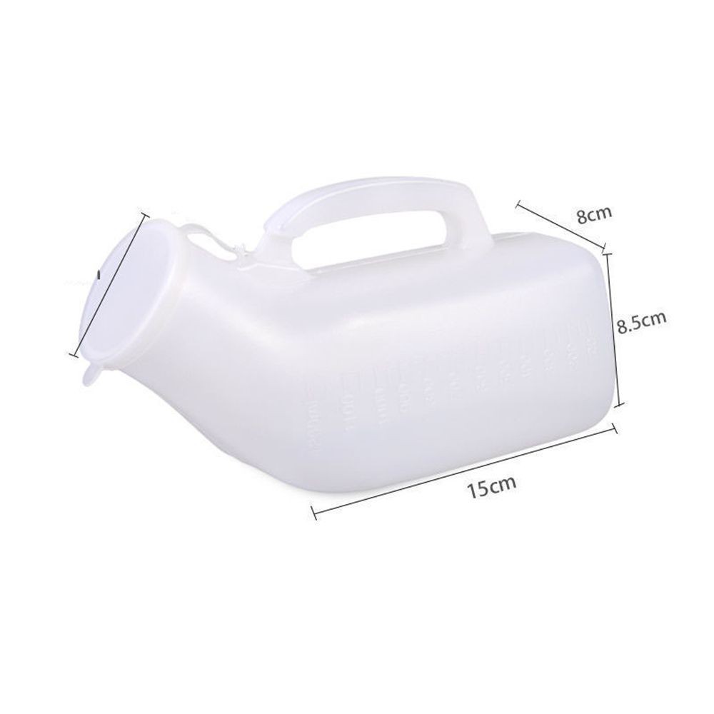 1200ml Unisex Travel Urinal Bottle Portable Car Camping Pee Container