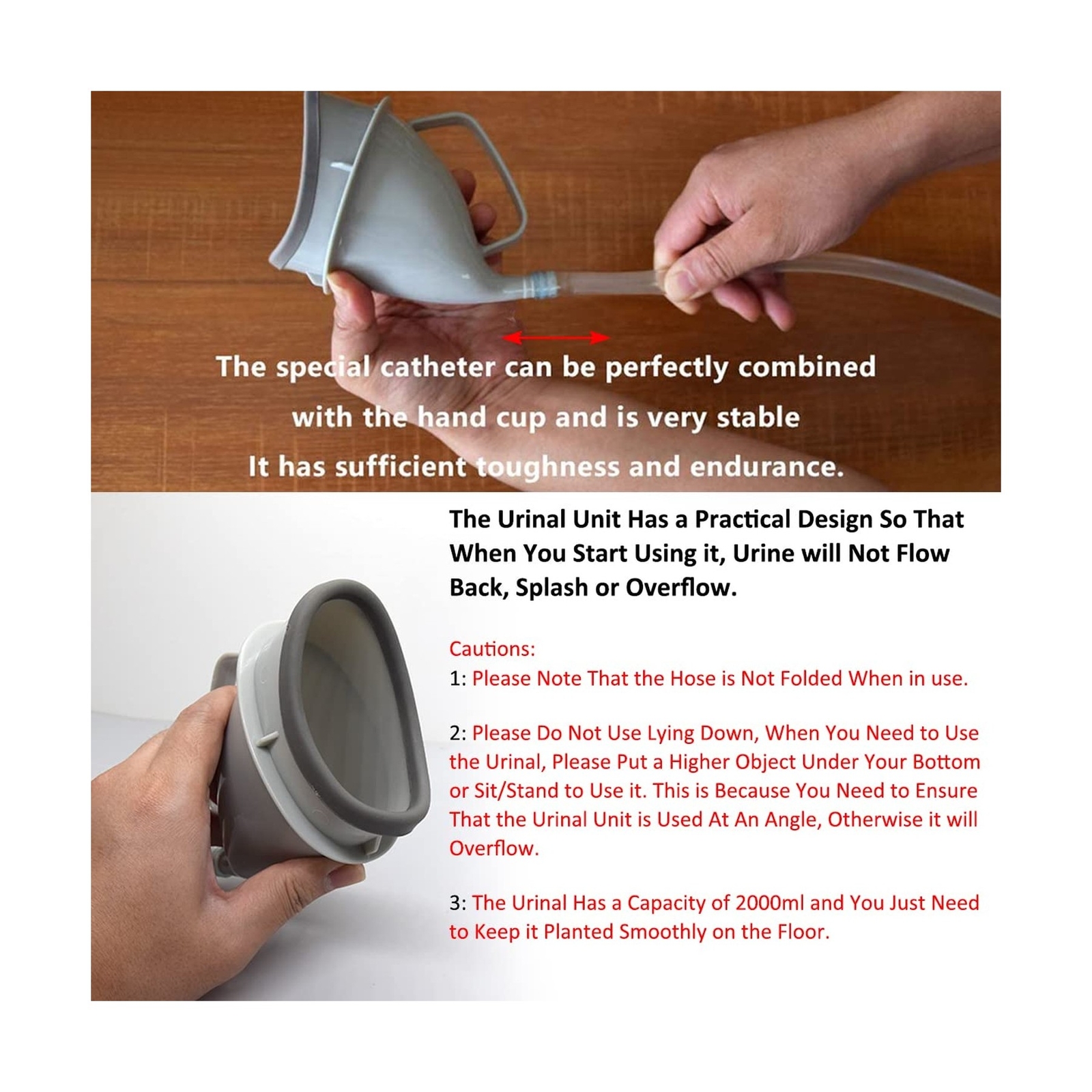 Urinals for Women Portable Leak-Proof Female urinals Ladies Urination Device …