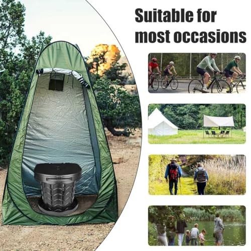 Boreeman XXL Portable camping Toilet, Foldable and Height XXL-18.6″H