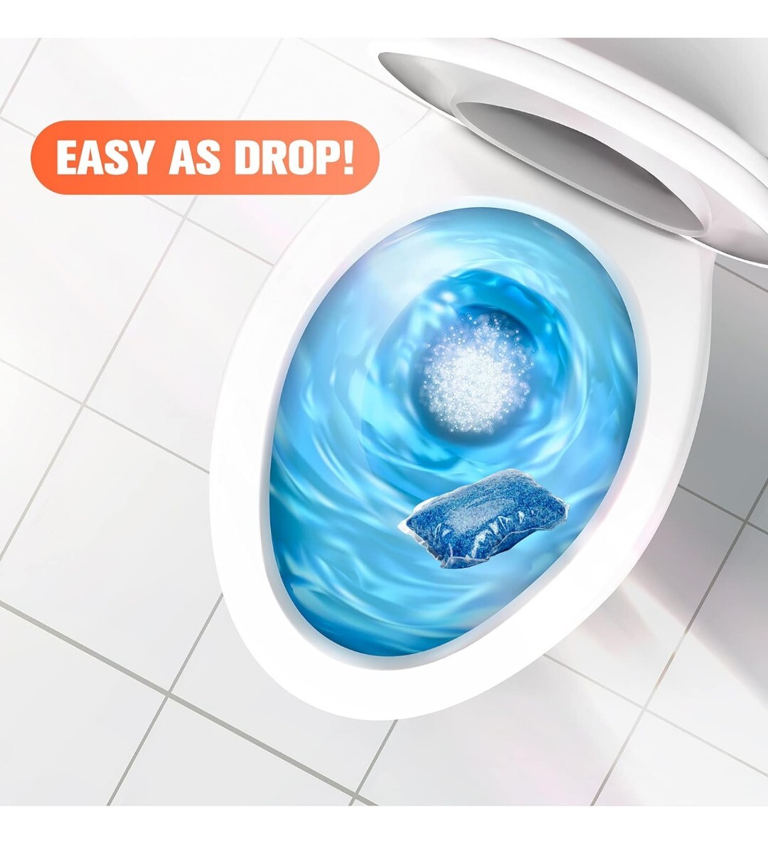WELLUCK 50 Packs RV Toilet Treatment Drop Ins, Holding Tank Deodorizer for RV…