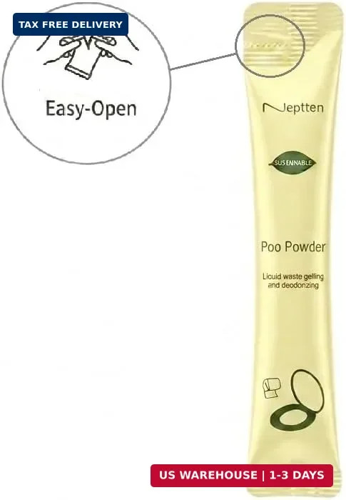 Portable Toilet Powder. Outdoor Toilet. Neutralize Odor/Fast-Acting Gel. Safe &