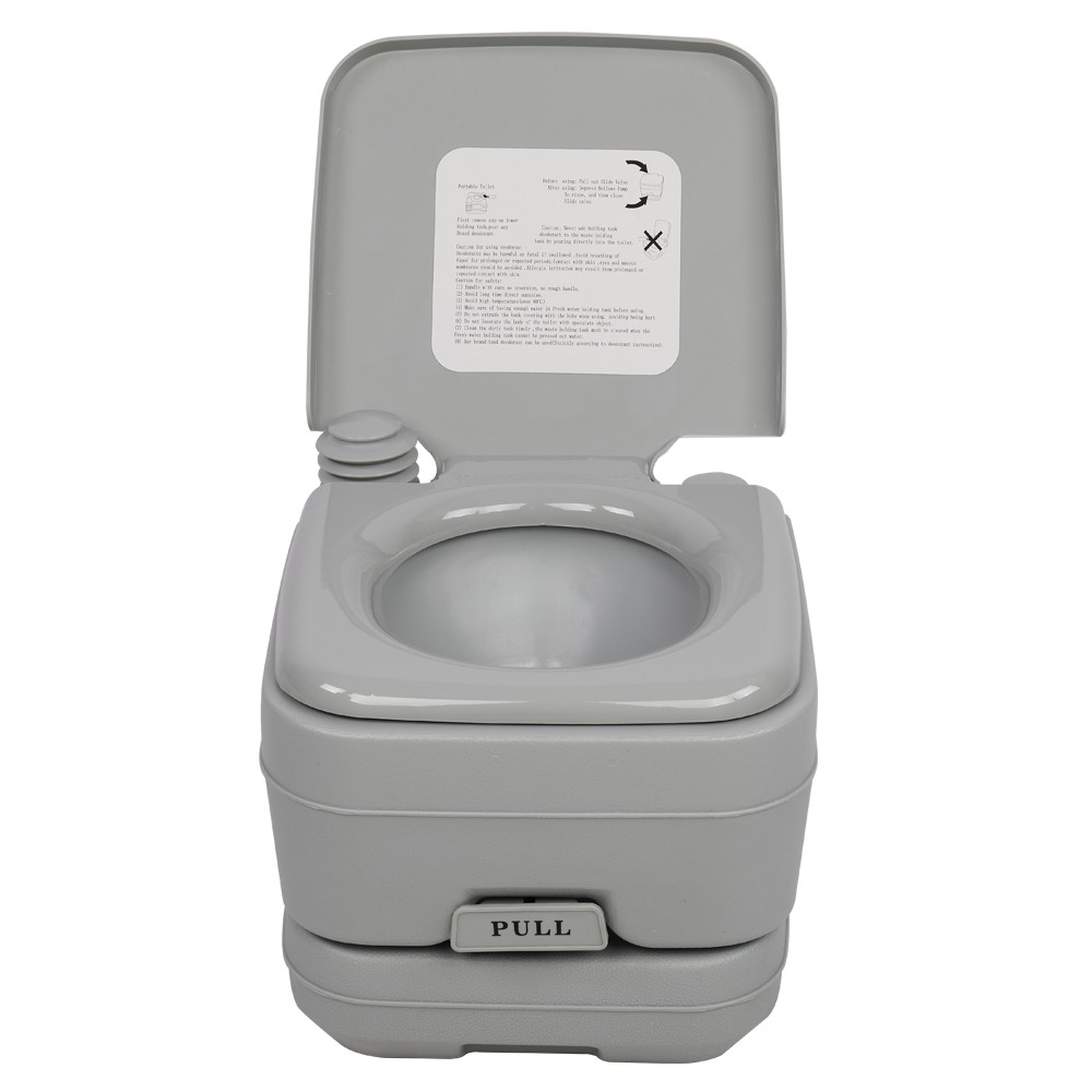 Portable Toilet 2.8 Gallon 10L Flush Outdoor Camping Toilet Potty Travel Car SUV