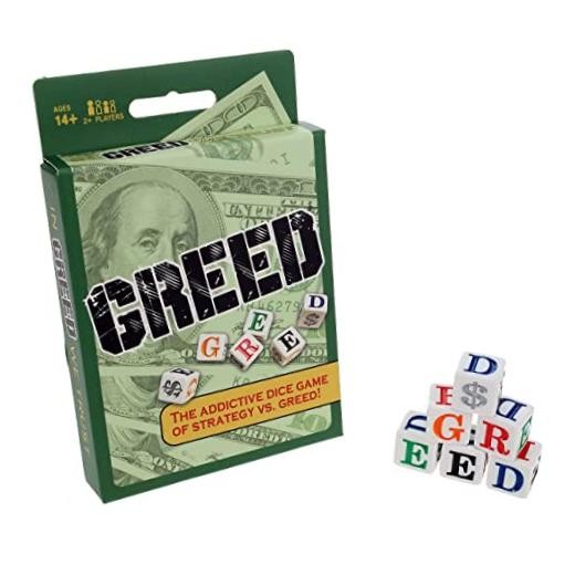 Greed Dice Game – Great for Party Favors, Stocking Stuffers, Camping, Travel