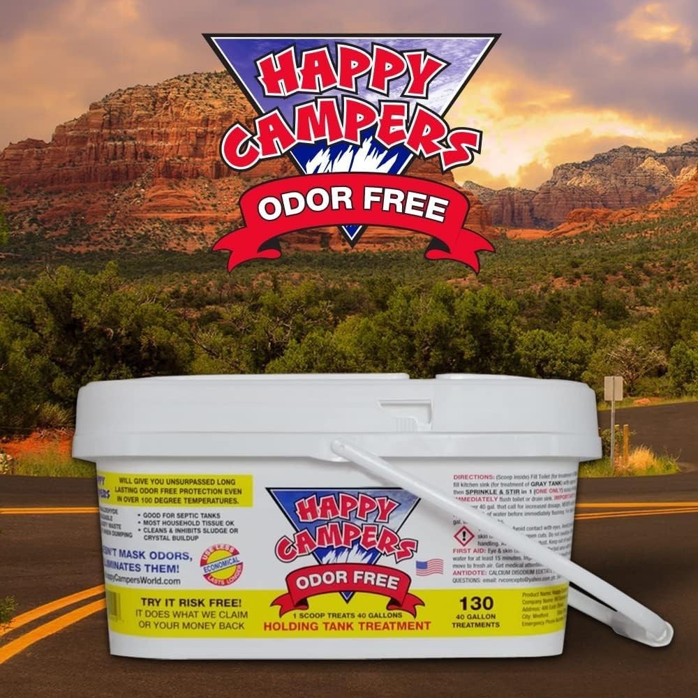 RV Toilet Treatment & Holding Tank Cleaner – Odor Control, Clog Prevention, 130