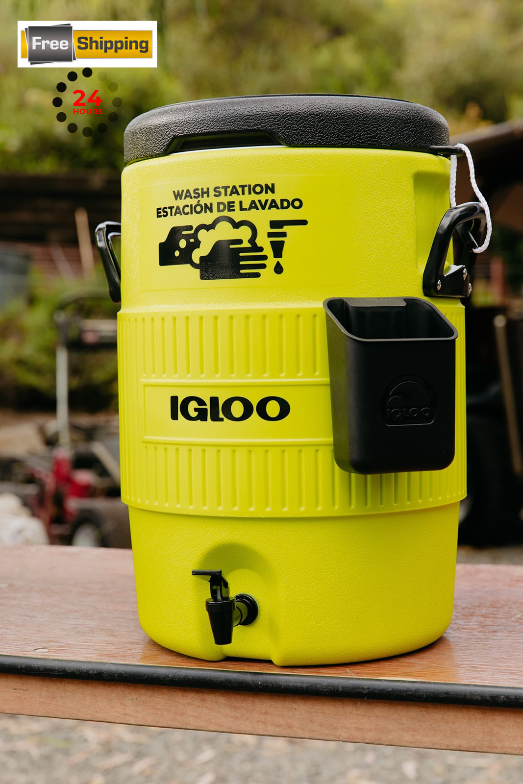 Igloo Hardsided Commerical Acid Green 5-Gallon 5 Gallon, 5 Gallon