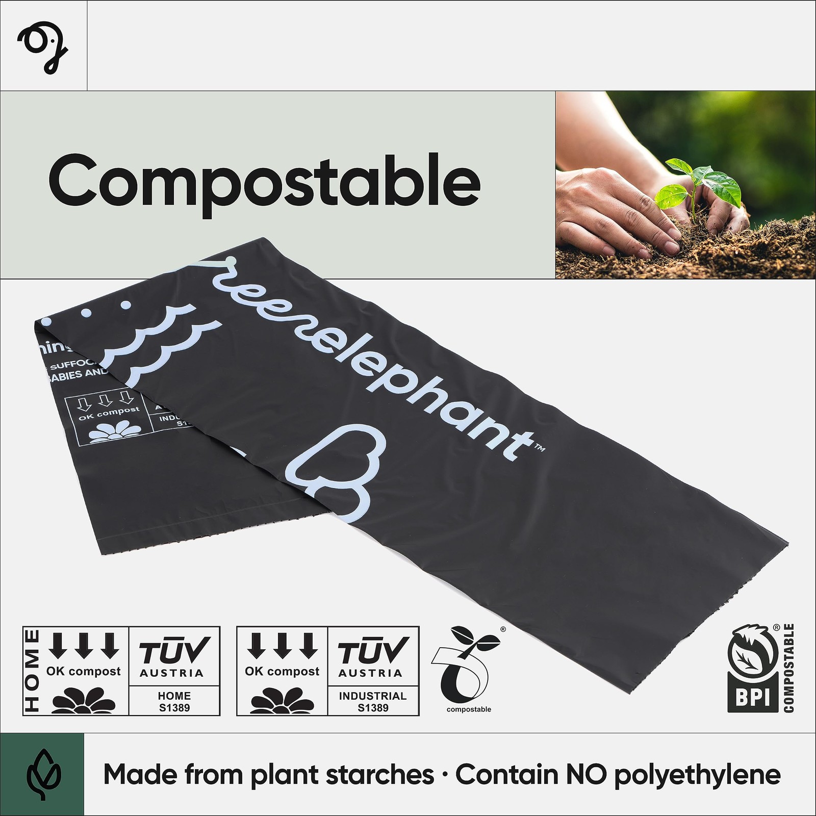 Portable Waste Bags – Camping Potty Liners, Biodegradable Sanitary Bags for 5…