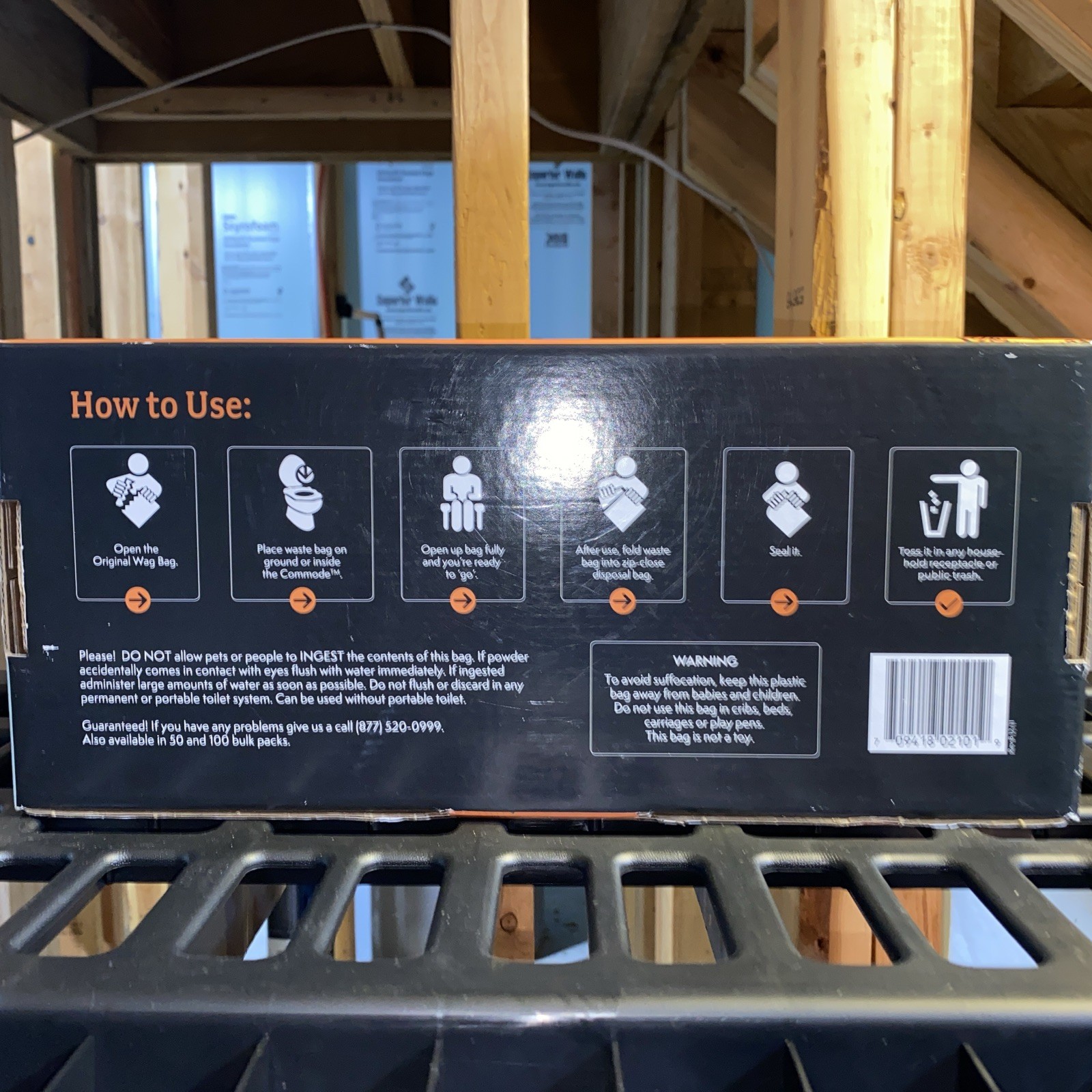 Cleanwaste Original WAG Bag Portable Toilet (12 Pack)