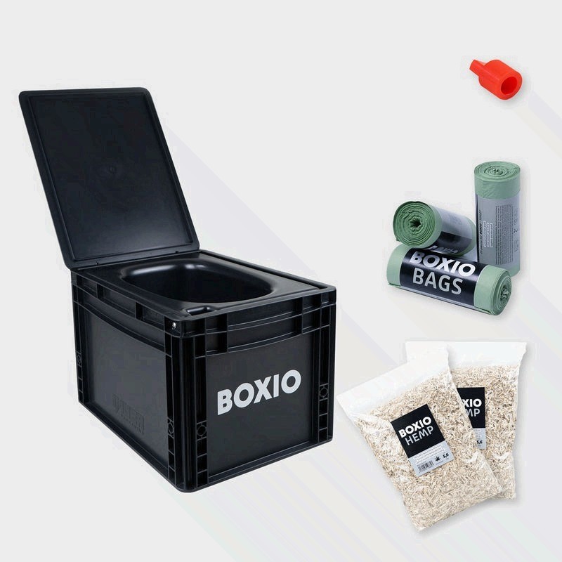 BOXIO TOILET PLUS-Portable Toilet, Camping Toilet, composting Toilet car Camping