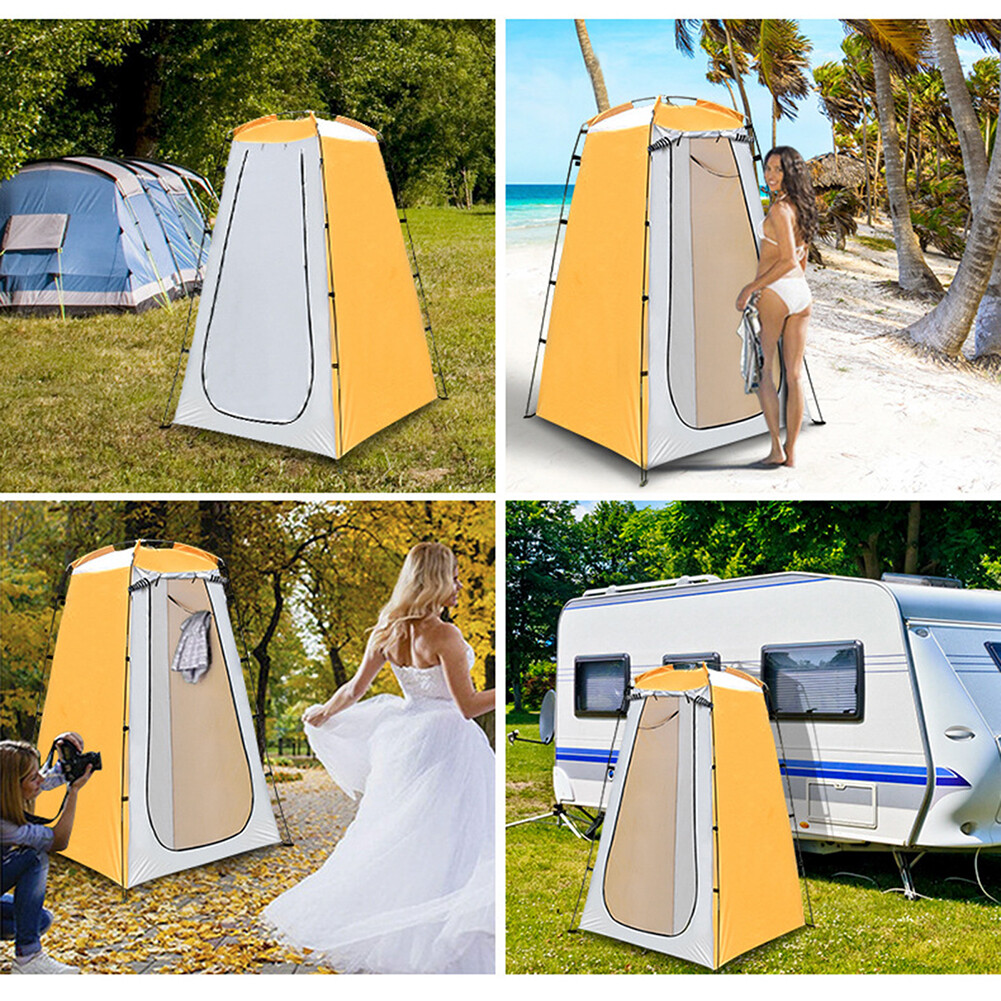 Portable Toilet and Privacy Tent for Adults, Pop Up Potty Tents Outdoors Toilets