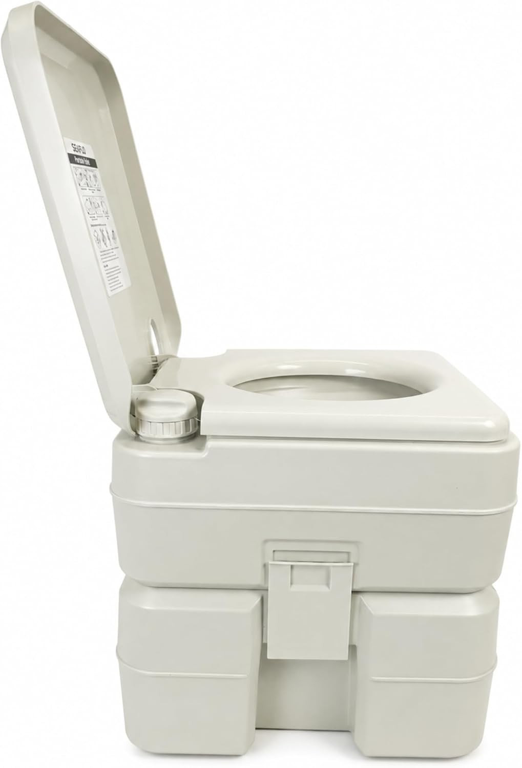 5.3 Gallon Portable Toilet for RV, Boat & Camping – Multifunctional Convenience