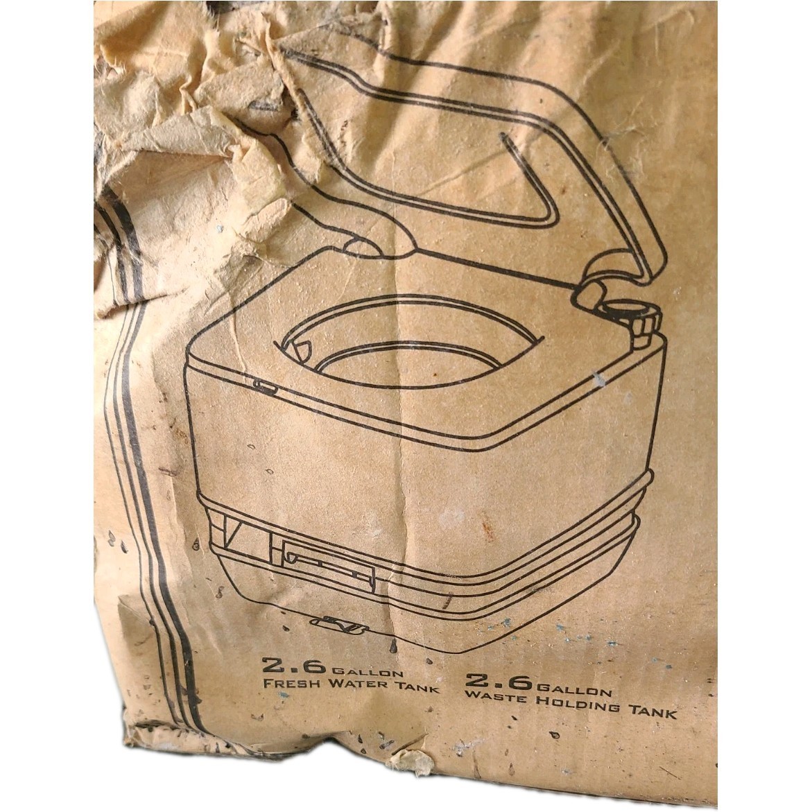 PORTA POTTI 135 THETFORD NEW FRESH WATER PORTABLE TOILET NEW